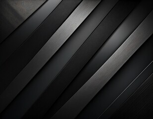 abstract black and dark gray geometric background with diagonal stripes
