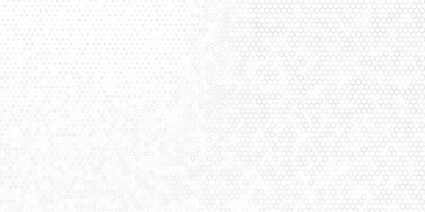 Fototapeta premium Modern hexagon pattern line background design, abstract white background.