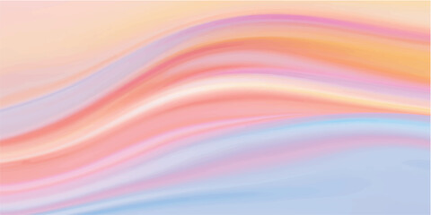 Obraz premium Abstract colorful background with smooth gradient waves and bright rainbow lines creating a motion blur texture and artistic energy design for a modern wallpaper backdrop