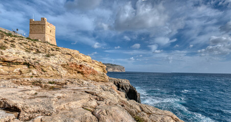 Dawna wieża strażnicza na południu Malty 2026 © Krzysiek Cegiełka