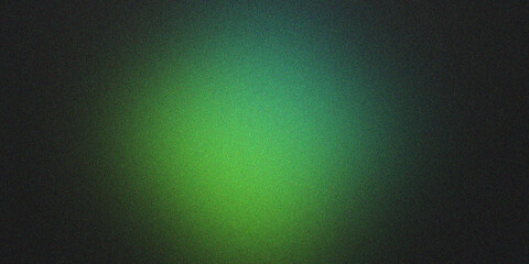 Abstract Neon Green Glowing Sphere with Grainy Texture on Dark Background © RACCOON