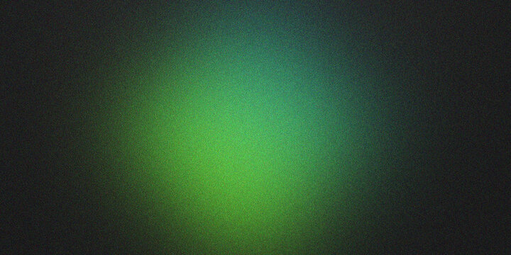 Abstract Neon Green Glowing Sphere with Grainy Texture on Dark Background