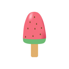 Ice cream, illustration of summer ice cream, summer ice cream, isolated vector &ldquo;Ice cream&rdquo;
