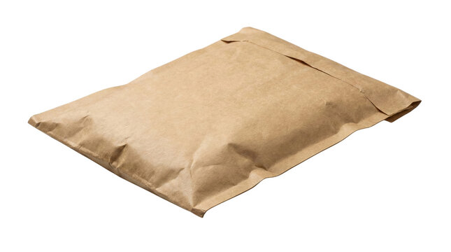 Padded brown paper shipping bag for delivery