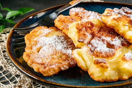 Homemade sweet pancakes .