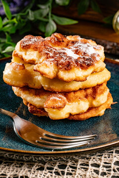 Homemade sweet pancakes .