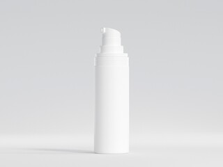 Foam Pump Bottle Mockups Template&nbsp;with white clean background 3d rendered
