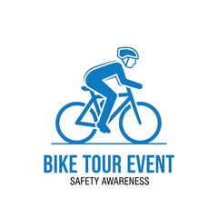 Fototapeta premium Depicting Bike Tour Event Safety and Awareness: An Illustrated Design for Promotional Use