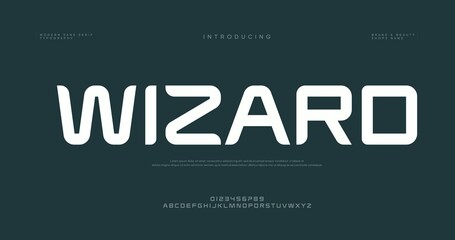 Introducing WIZARD font typography design © Font