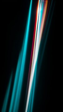 Light leaks Lens flare holographic effect vertical background. Texture of retro film overly, image with scratch, dust and lights