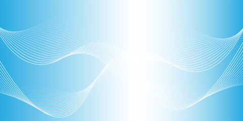 Modern abstract background with flowing lines. Digital future technology concept.