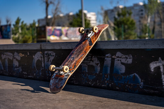 Skateboard on the street