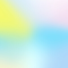 Obraz premium Soft pastel gradient background with subtle blue, yellow and pink hues for modern design