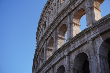 Fototapeta premium colosseum in rome italy early morning