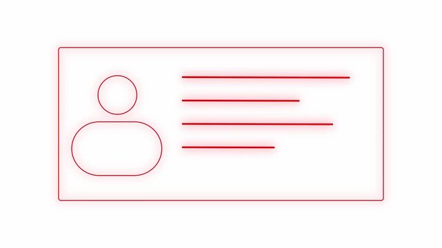 Minimalist illustration of a face with a circular head and rectangular body.