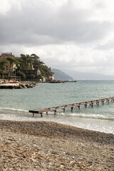 Fototapeta premium view of the beach