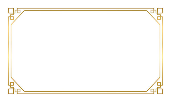  Gold luxury border and line deco photo frame . Modern vintage decorative element for wedding invitations. Vector illustration isolated on transparent background
