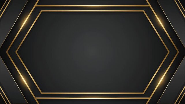 落ち着いた木炭色のベースに、細く上品な金のラインが映える構成。
中央に大きな余白を確保し、ロゴや商品名を引き立てます。
やわらかな間接光が奥行きを生み、プレミアムな印象を演出