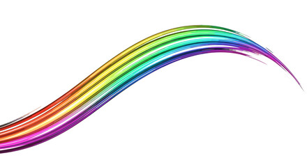 Fototapeta premium Colorful rainbow wave with vibrant colors