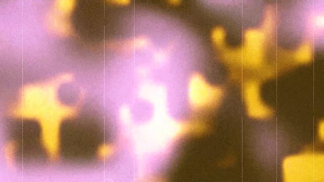 Grainy Purple Overlay on Abstract Tortoiseshell Pattern with Gold and Brown Hues