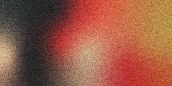 Moody dark red background showcasing a bright red orange glowing abstract shape layered on black noise texture, modern header and poster design