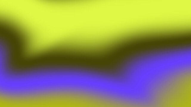 Abstract chartreuse green and purple dynamic fluid motion gradient background.