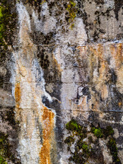 Fototapeta premium Feuchtigkeit und Schimmel an einer Brücke