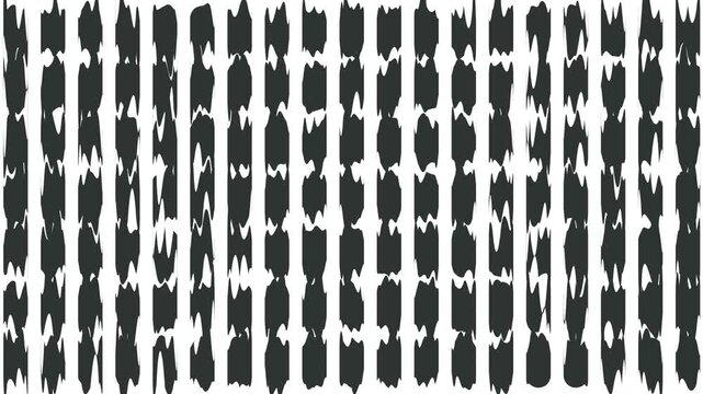 An abstract animation where distorted vertical spots change in a dense layer throughout the video.