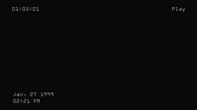 Graduation Day 1999 Camcorder VHS Playback Screen Overlay with Emotional Warm Glow Date Stamp and Stable Counter