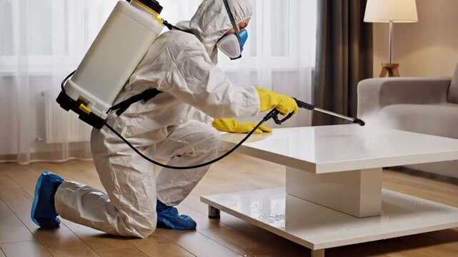 Home disinfection service.