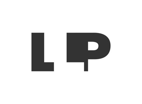 LLP logo design. Initial letter L L P bold font style for tech startups, consulting, corporate branding. Creative company name, headlines typography identity, trendy logotype.