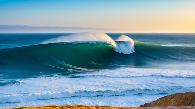 Welle in Nazare