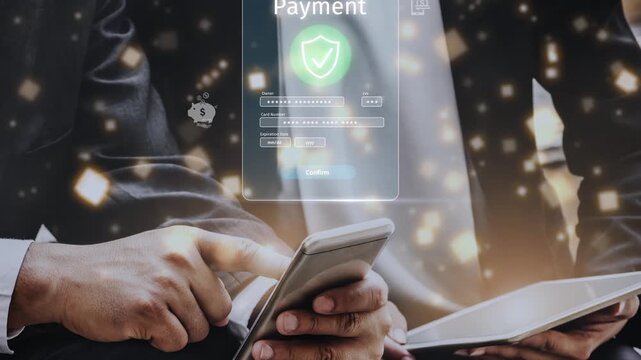 Secure online payment, safe e-commerce transactions, digital payment solutions, online financial security, and electronic payment systems ensuring smooth business continuity. Muxer