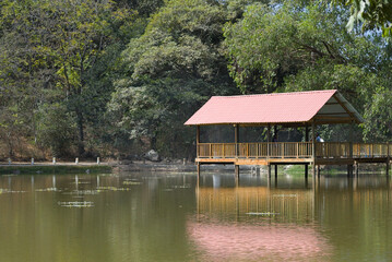 Obraz premium house on the lake