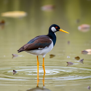 Pheasant-tailed jacana (Hydrophasianus chirurgus) in Japan