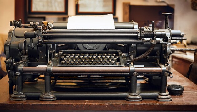 old printing machine