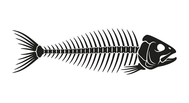 marine fish skeleton