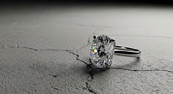 A striking visual contrast between a luxurious object and a raw, unadorned surface, symbolizing stark financial disparity, austerity, understated, dull