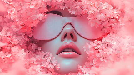 Surreal Vision Of Beauty And Nature With Dreamlike Fantasy Composition.