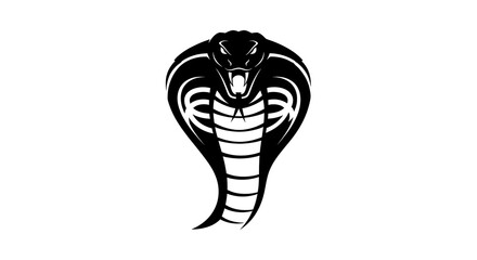 Stylized Cobra Head Illustration.