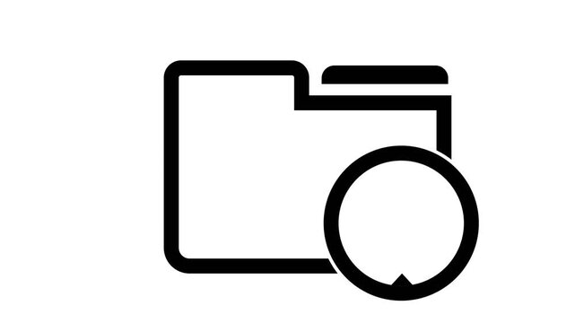 白背景のファイルアップロードアニメーション