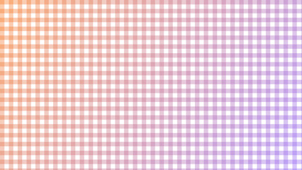 Naklejka premium Abstract Gingham Pattern with Soft Orange and Purple Gradient