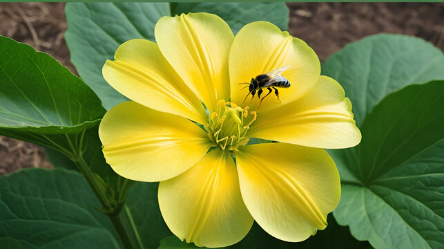 Use Natural hormones for parthenogenesis for insemination pollination the melon flower
