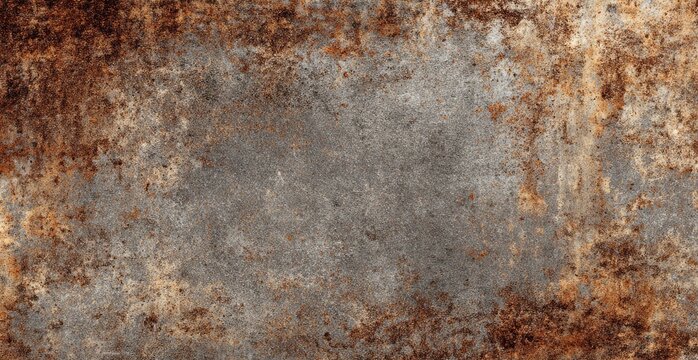 Rusty metallic texture background with weathered and aged design.