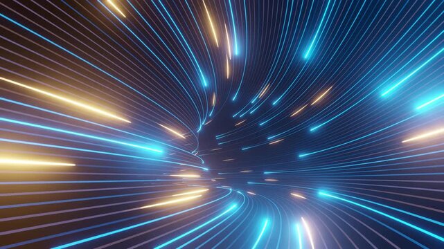 Speed line stream tunnel