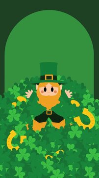 St. Patrick&rsquo;s Day Blank Loop &ndash; Festive Green Animated Background