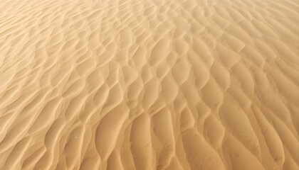 Fototapeta premium Soft Sand Dune Texture With Wind Patterns Beige Desert Background