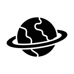 planet glyph icon