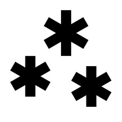 Fototapeta premium snowfall vector icon