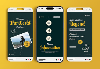Adventure Travel Story Design Template